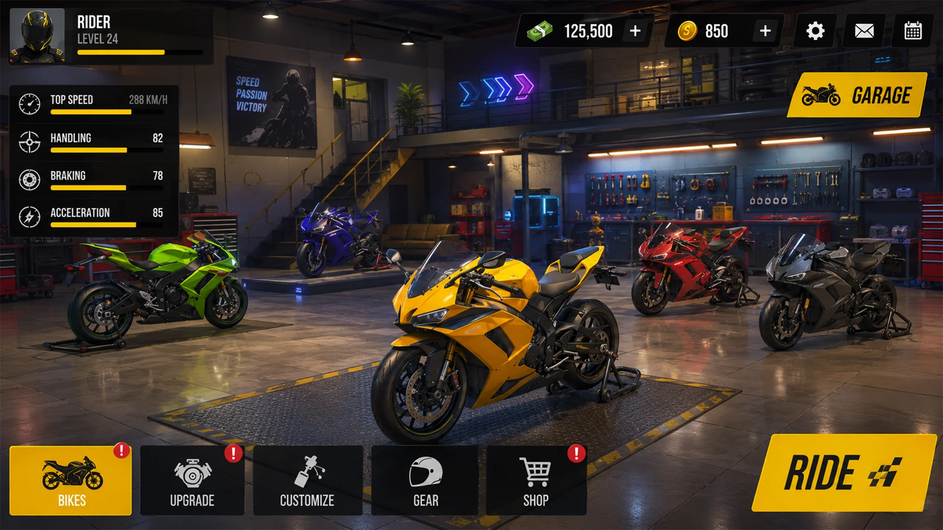 Bike Racing Motor Bike Tour 3D screenshot