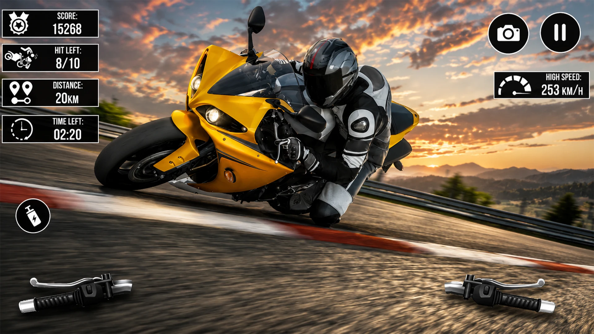Bike Racing Motor Bike Tour 3D screenshot
