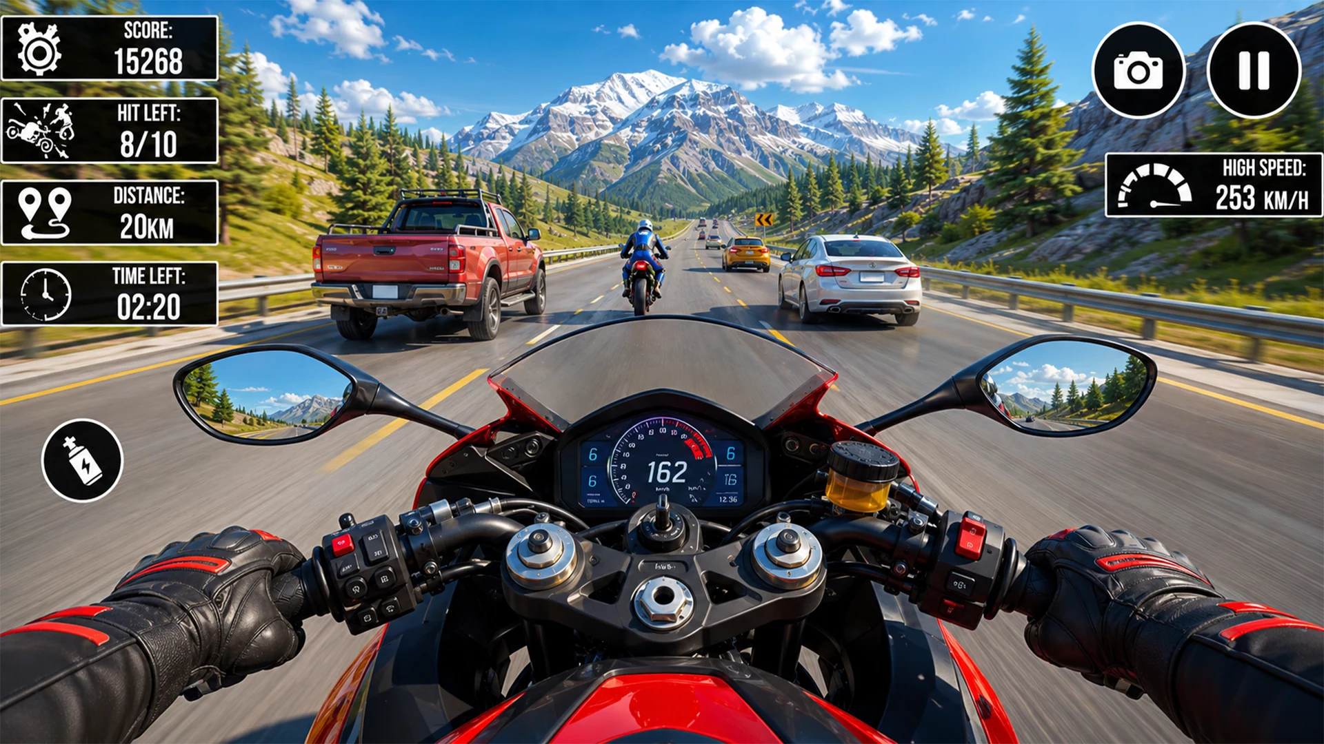 Bike Racing Motor Bike Tour 3D screenshot