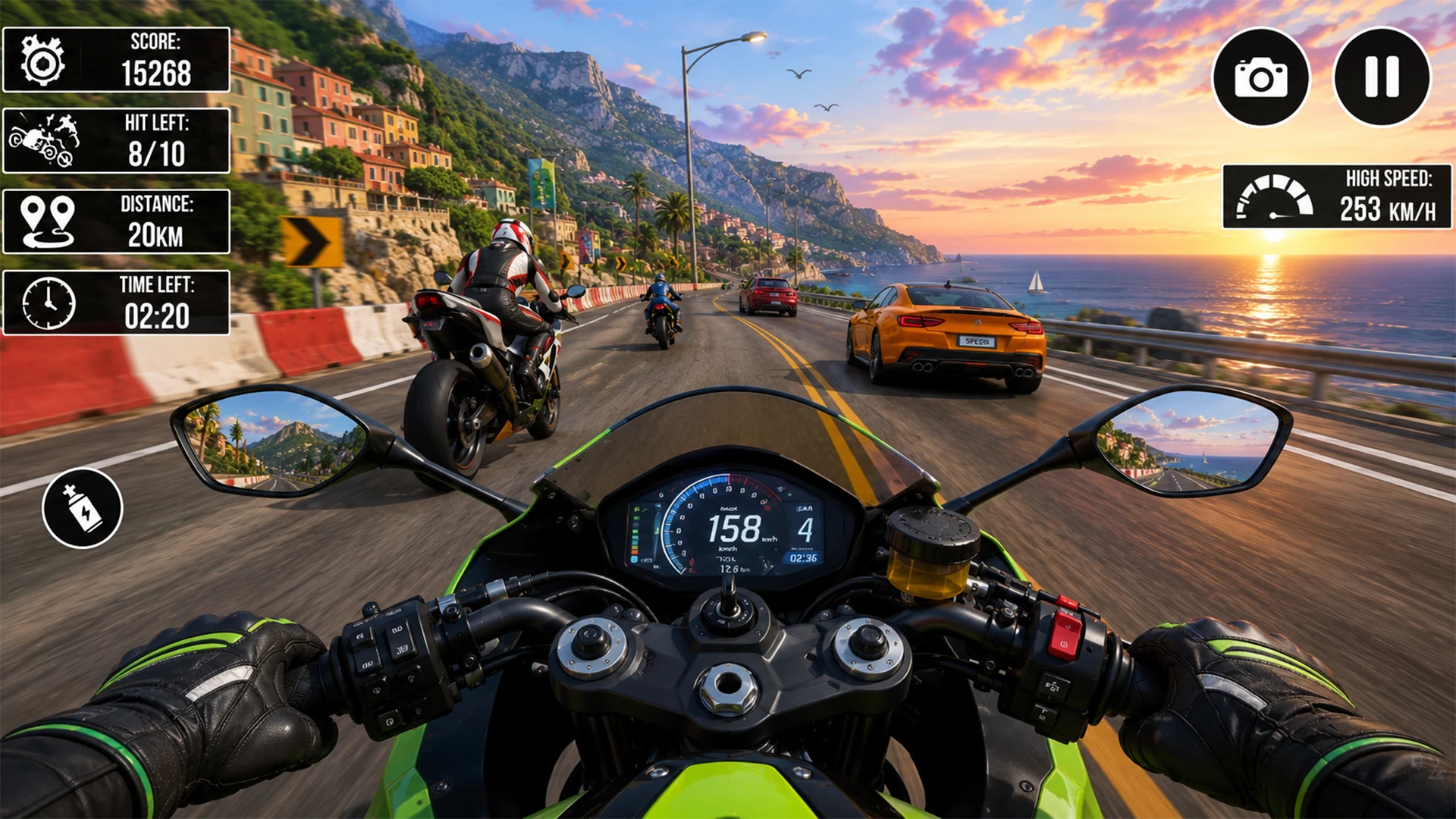 Bike Racing Motor Bike Tour 3D screenshot