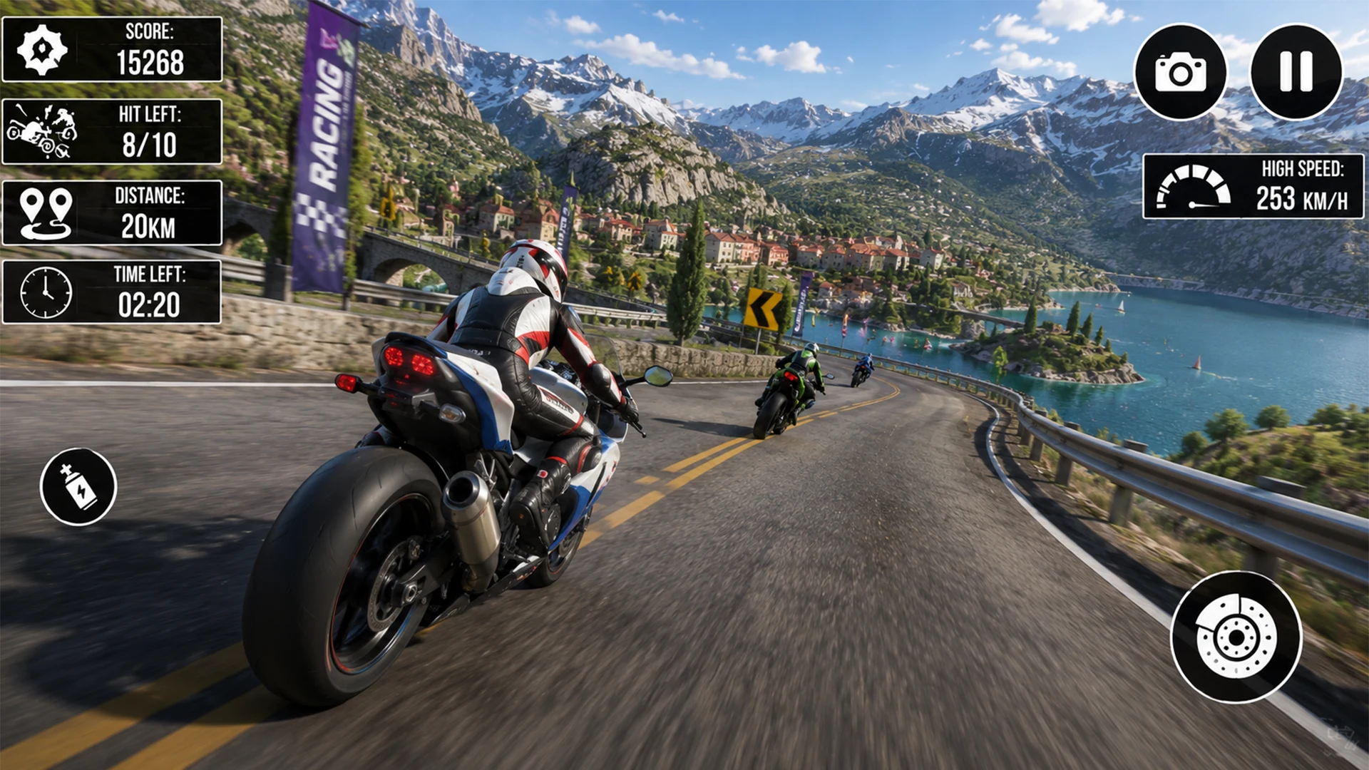 Bike Racing Motor Bike Tour 3D screenshot